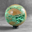 Wonderful Green Smithsonite Sphere on a Custom Stand PS 587