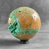 Wonderful Green Smithsonite Sphere on a Custom Stand PS 587