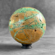 Wonderful Green Smithsonite Sphere on a Custom Stand PS 587