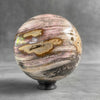 Wonderful Petrified Wood Sphere on a Custom Stand PS 588