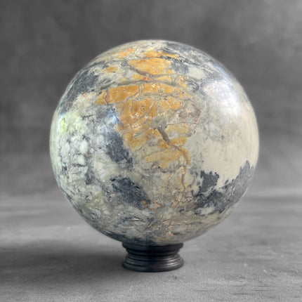 Wonderful Maligano Jasper Sphere on a Custom Stand PS 589