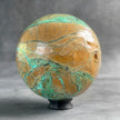 Wonderful Green Smithsonite Sphere on a Custom Stand PS 573