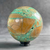 Wonderful Green Smithsonite Sphere on a Custom Stand PS 573