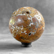 Wonderful Sphere of Red Jasper with a Custom Stand PS 575