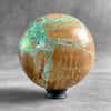 Wonderful Green Smithsonite Sphere on a Custom Stand PS 576