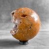 Wonderful Maligano Jasper Sphere on a Custom Stand PS 578