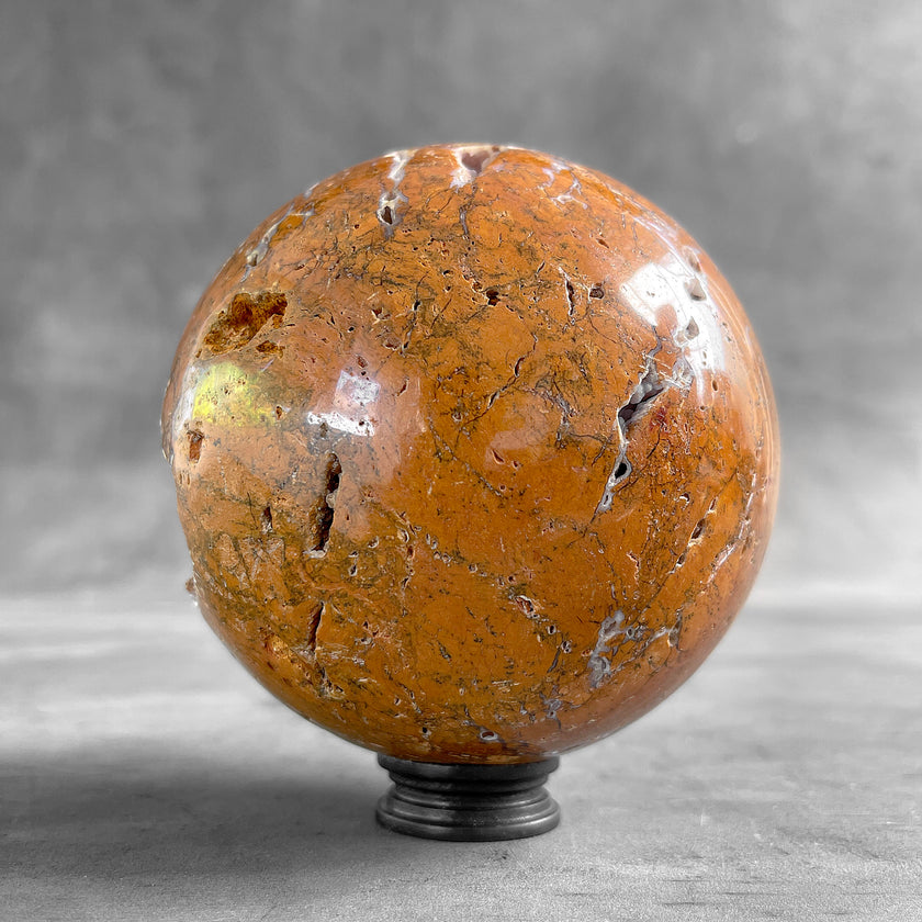 Wonderful Smithsonite Sphere on a Custom Stand PS 578