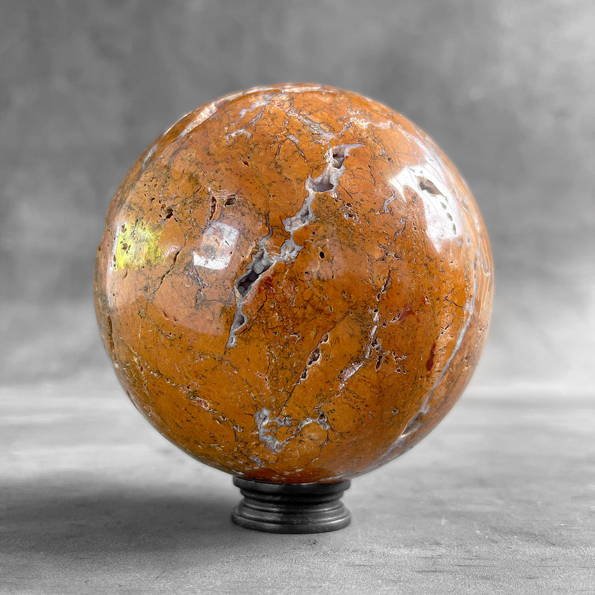Wonderful Smithsonite Sphere on a Custom Stand PS 578