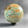 Wonderful Green Smithsonite Sphere on a Custom Stand PS 579