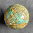 Wonderful Green Smithsonite Sphere on a Custom Stand PS 579