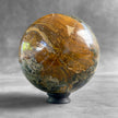 Wonderful Maligano Jasper Sphere on a Custom Stand PS 580