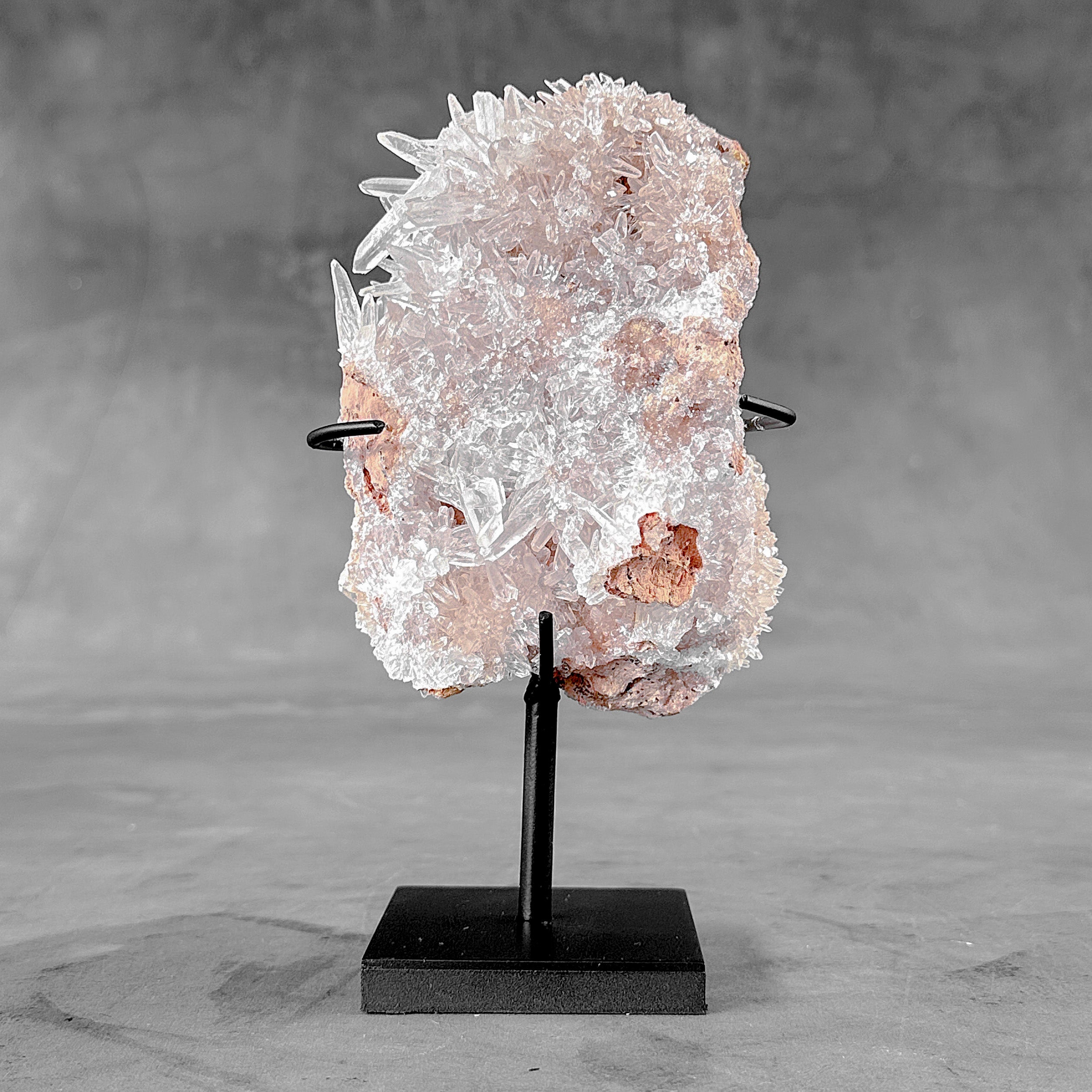 Beautiful Quartz Crystal cluster on a custom stand CC/520