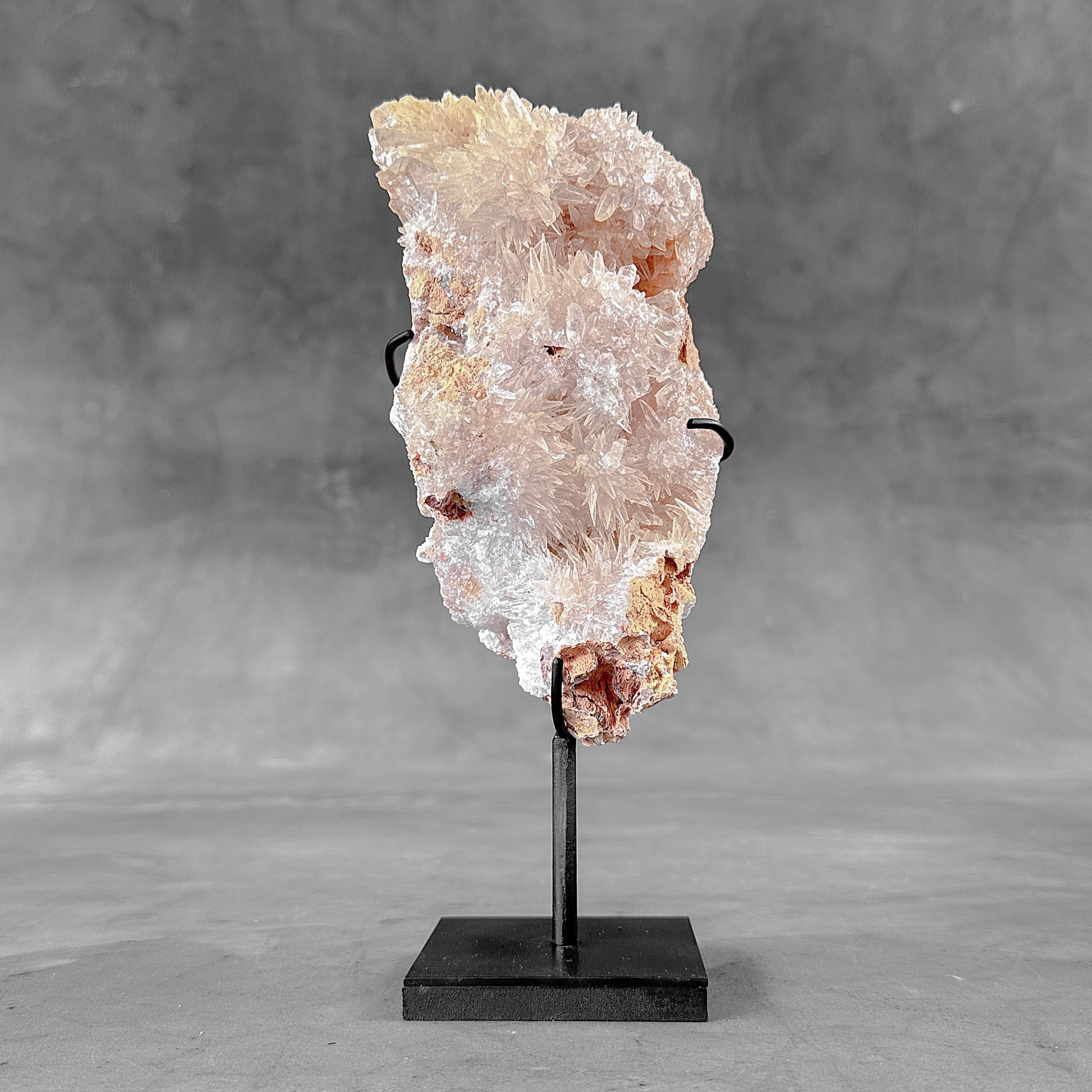 Beautiful Quartz Crystal cluster on a custom stand CC/527