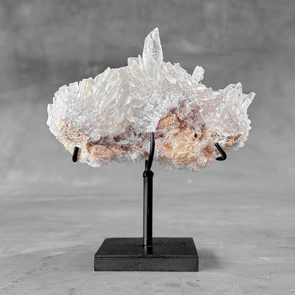 Beautiful Quartz Crystal cluster on a custom stand CC/528