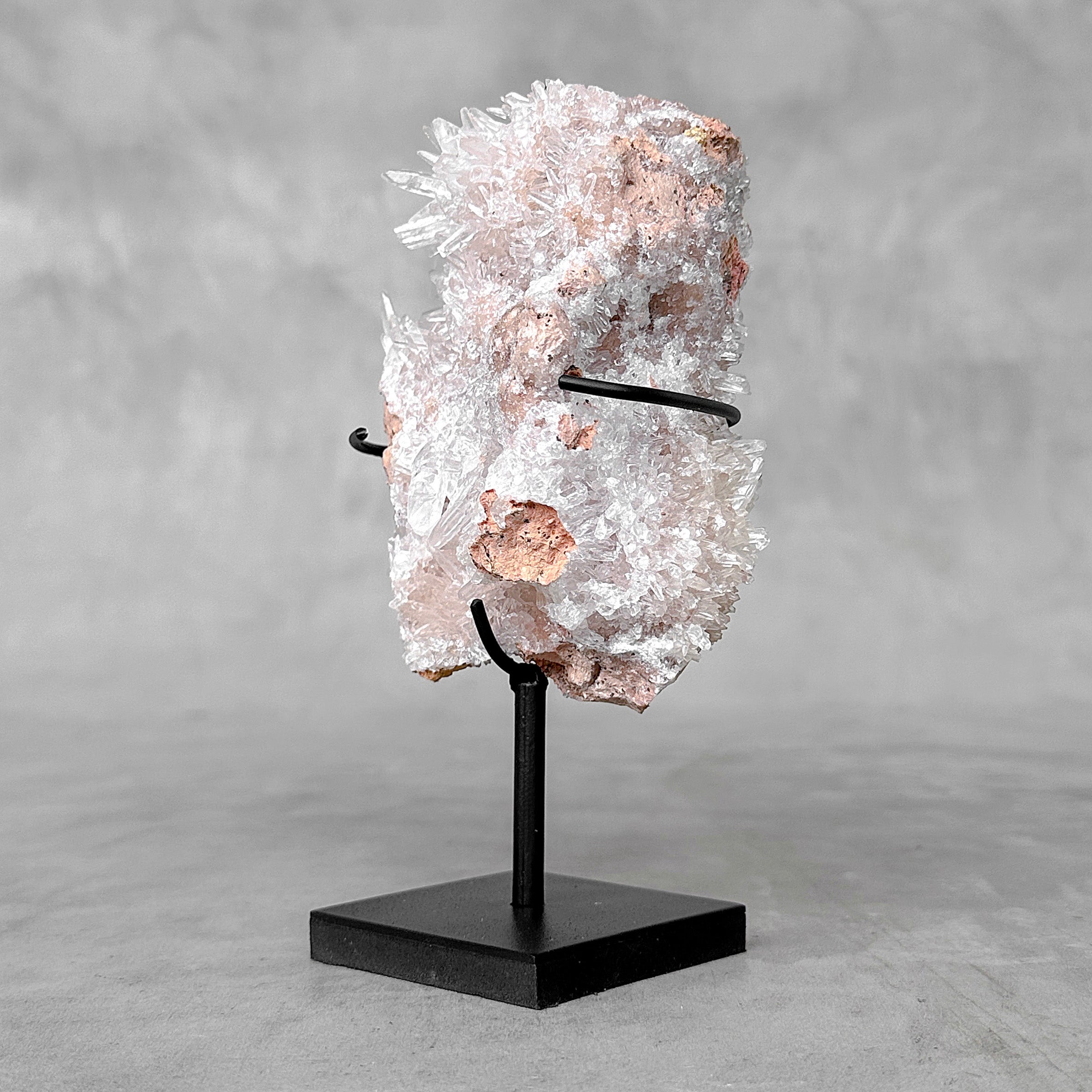 Beautiful Quartz Crystal cluster on a custom stand CC/520