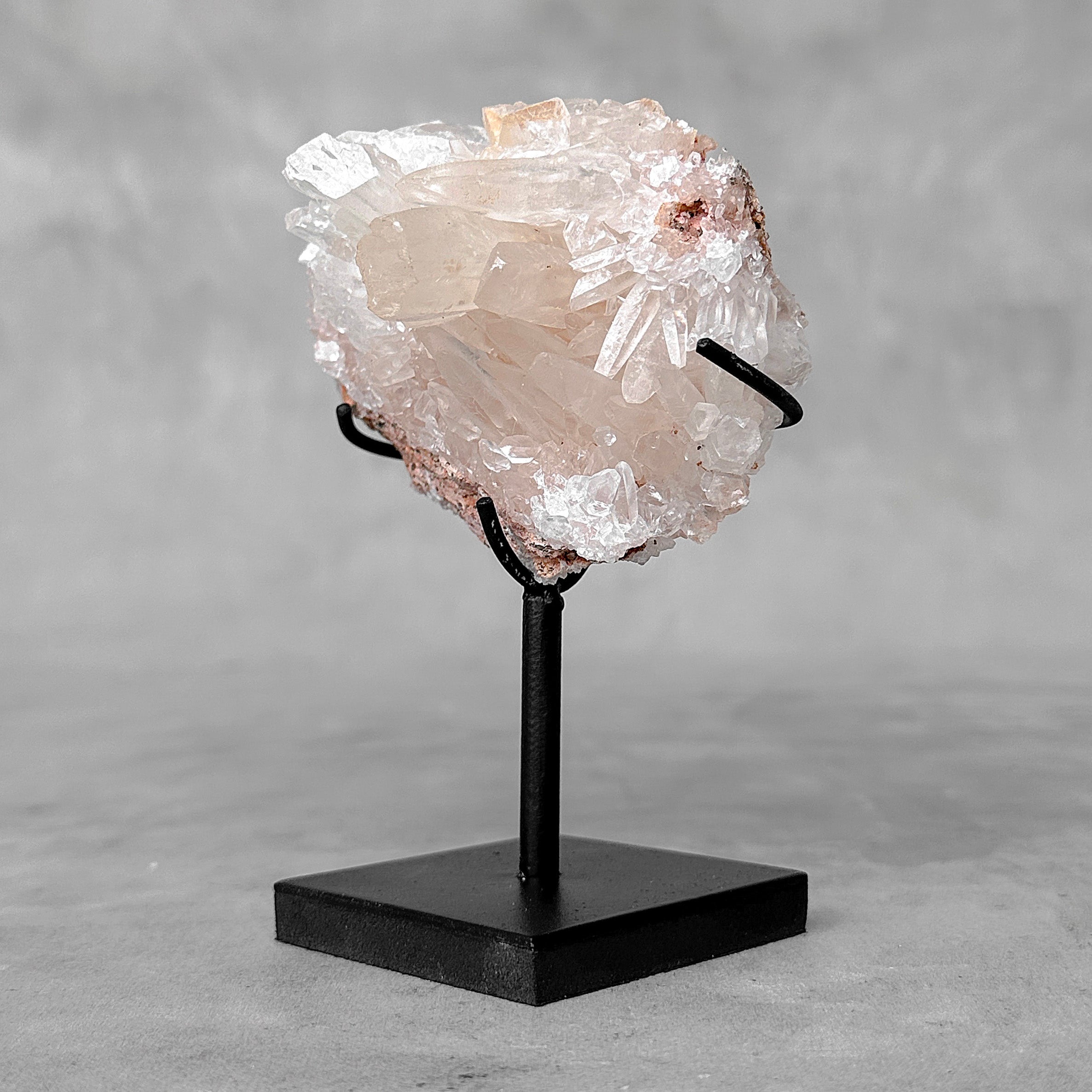 Beautiful Quartz Crystal cluster on a custom stand CC/522