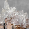 Beautiful Quartz Crystal cluster on a custom stand CC/528