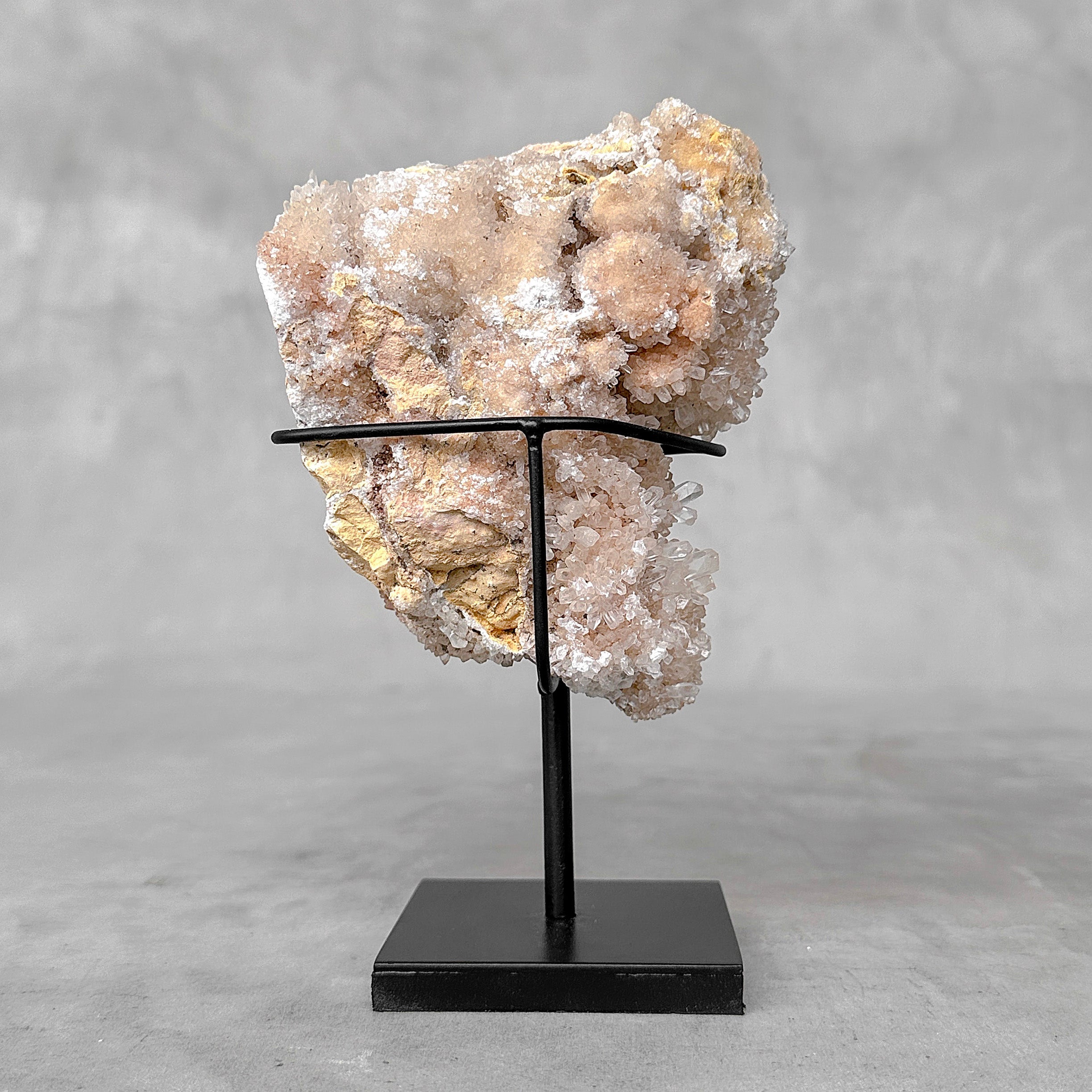 Beautiful Quartz Crystal cluster on a custom stand CC/530