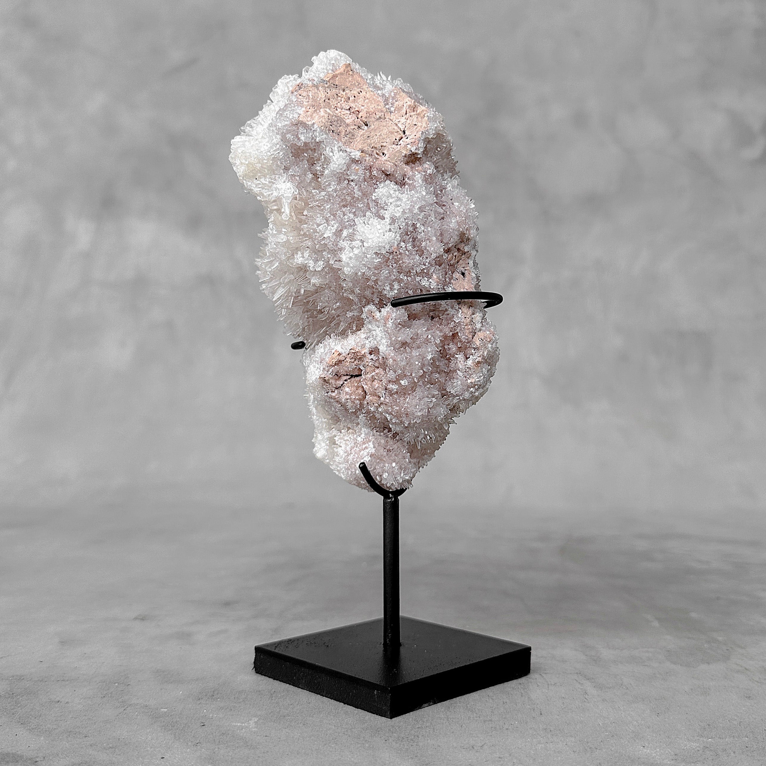 Beautiful Quartz Crystal cluster on a custom stand CC/532