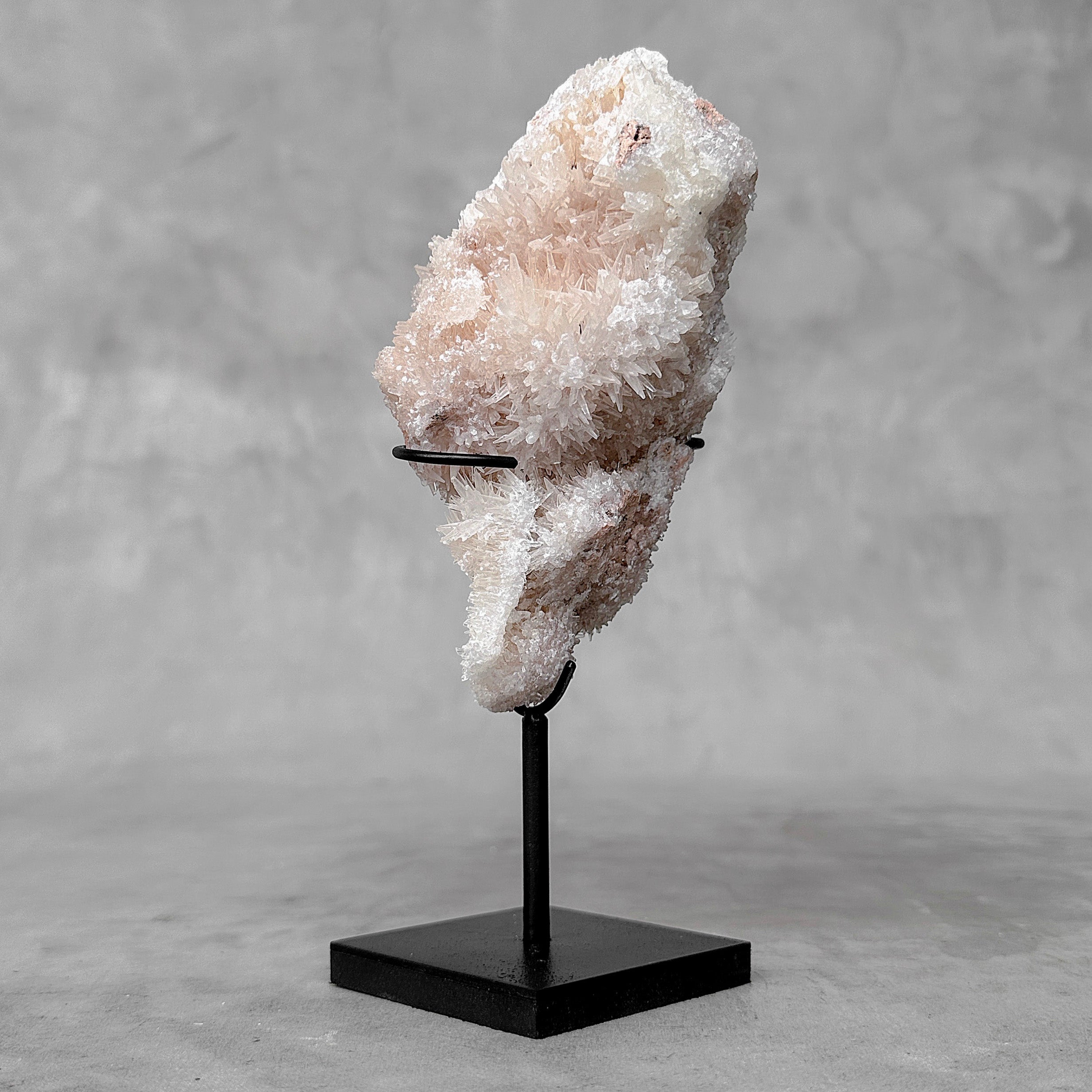 Beautiful Quartz Crystal cluster on a custom stand CC/532