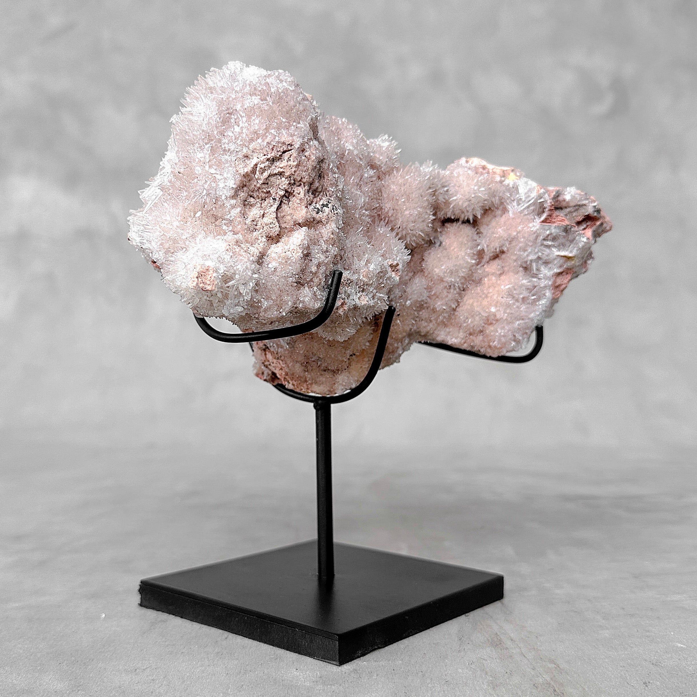 Beautiful Quartz Crystal cluster on a custom stand CC/535