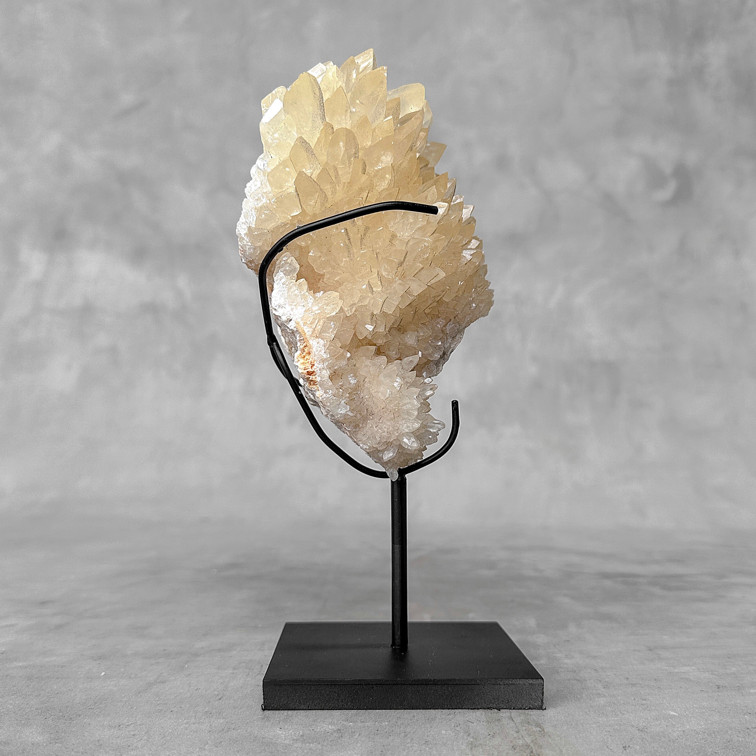 Beautiful Quartz Crystal cluster on a custom stand CC/536