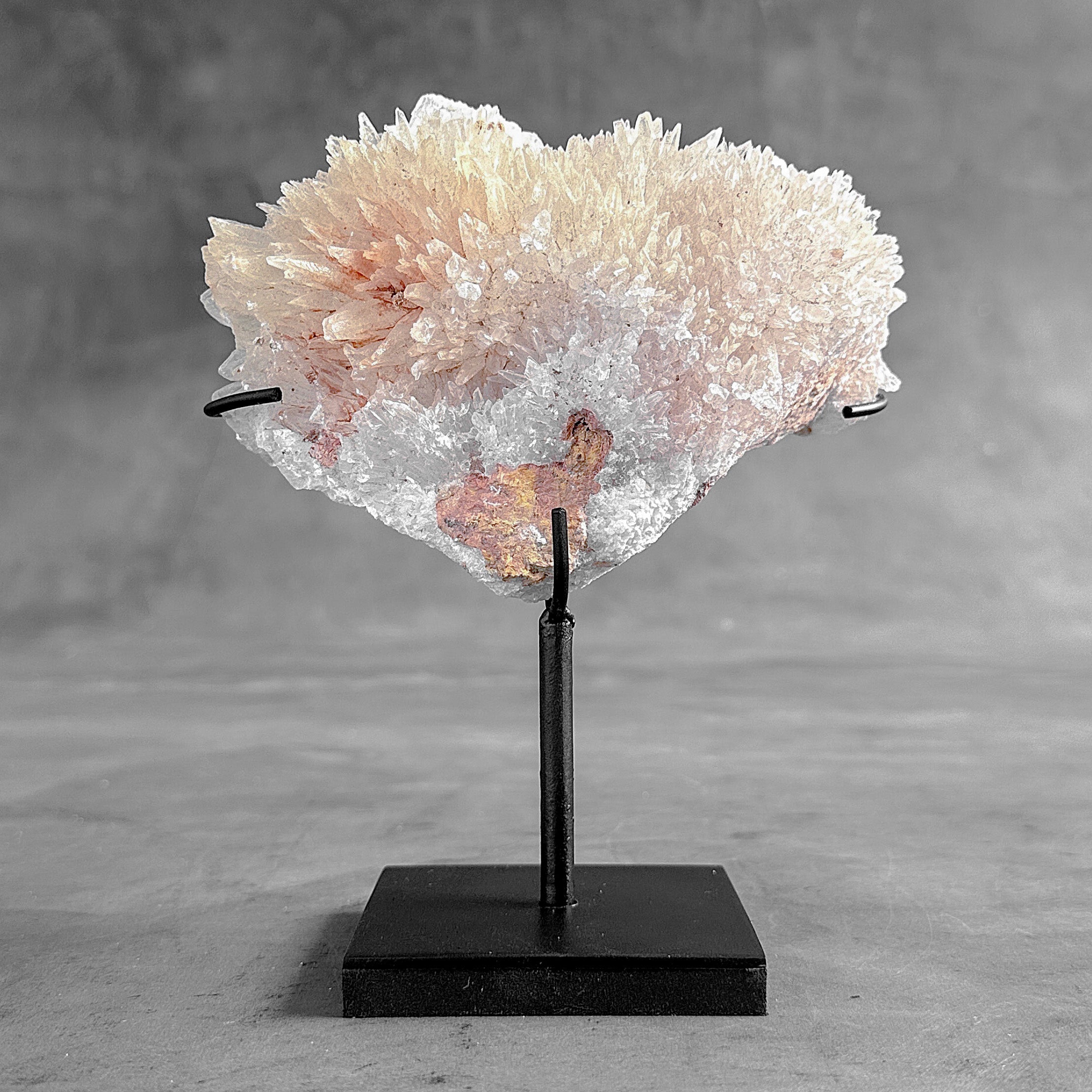 Beautiful Quartz Crystal cluster on a custom stand CC/548