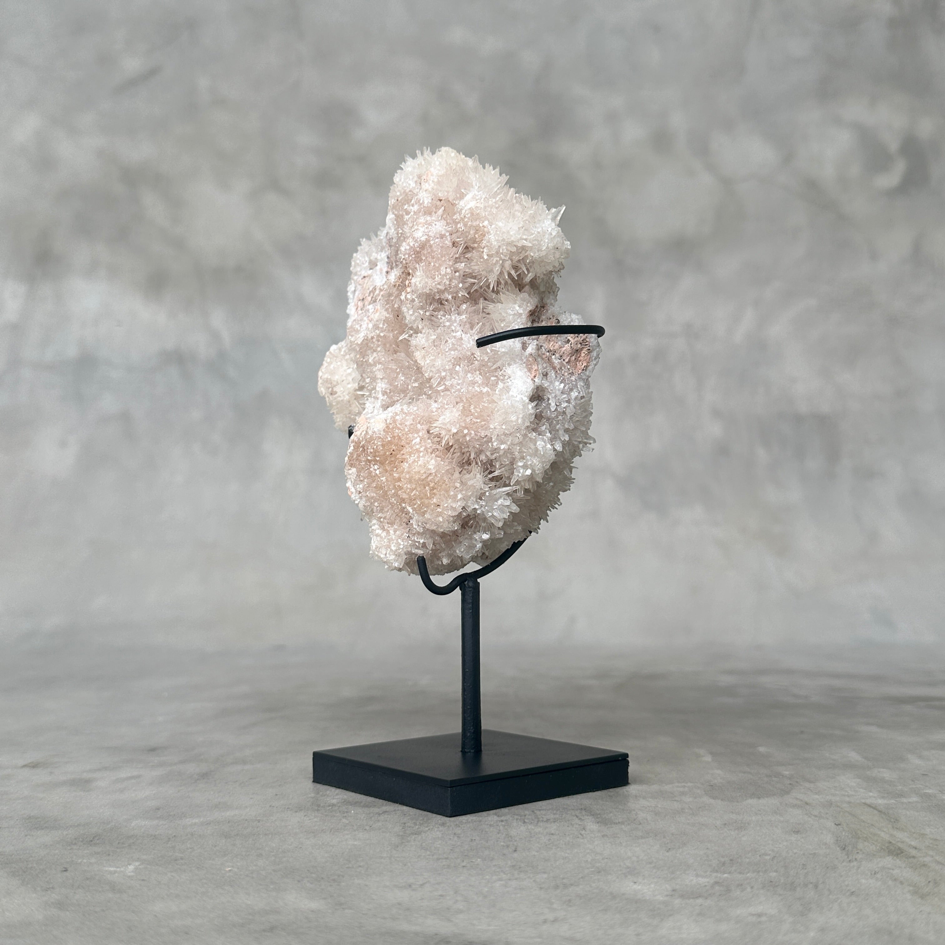 Beautiful Quartz Crystal cluster on a custom stand CC/539