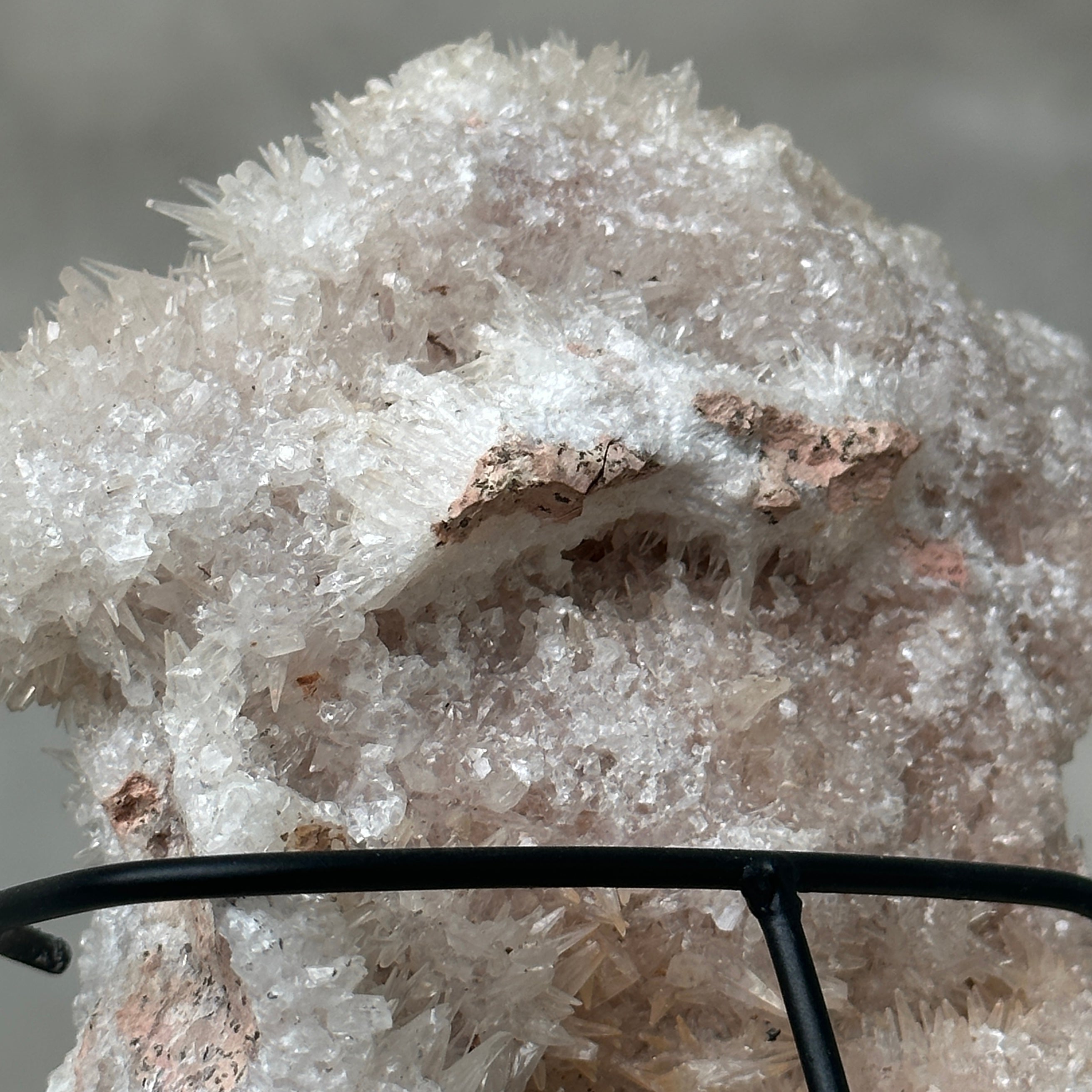 Beautiful Quartz Crystal cluster on a custom stand CC/539