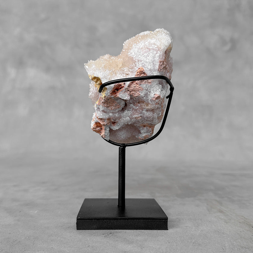 Beautiful Quartz Crystal cluster on a custom stand CC/540