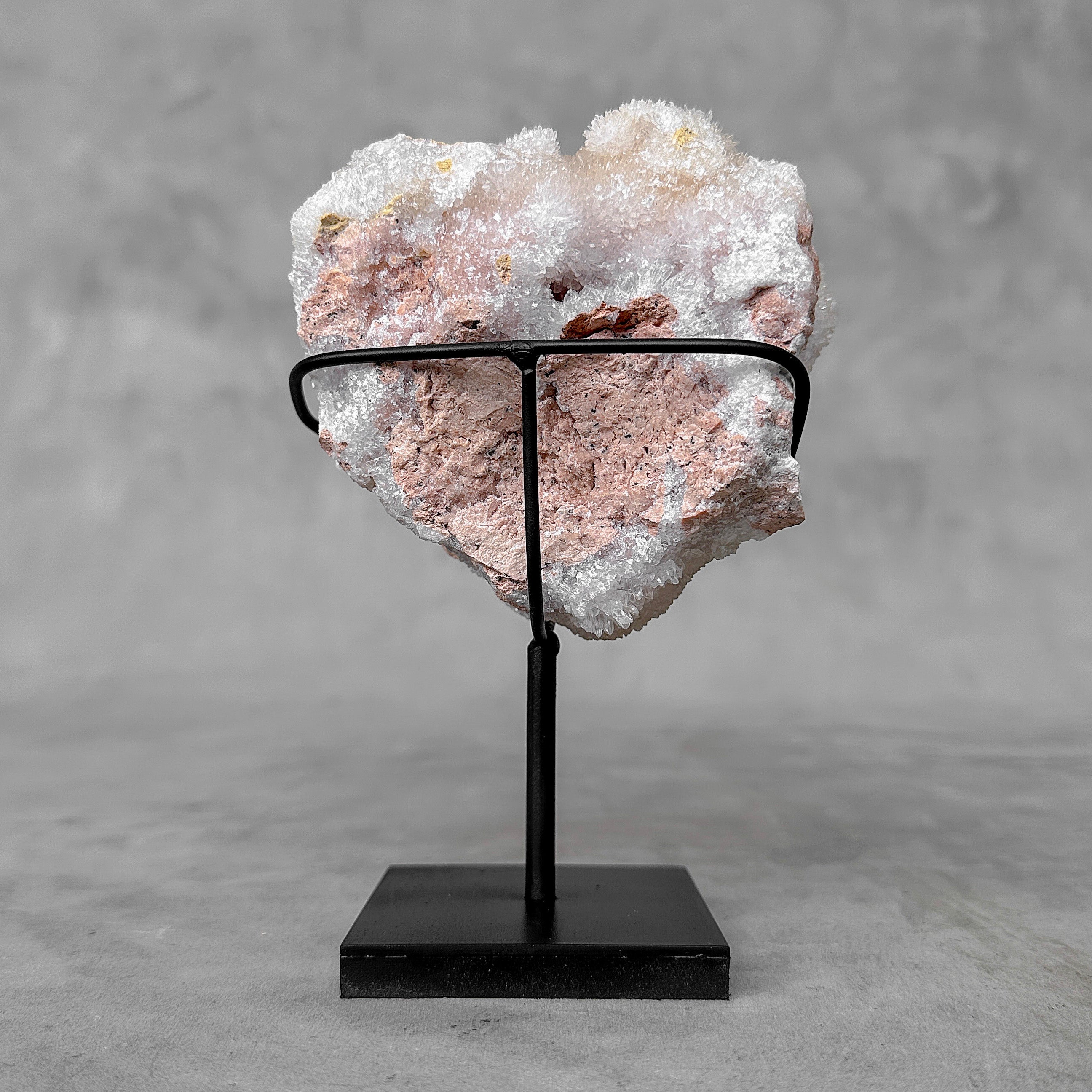 Beautiful Quartz Crystal cluster on a custom stand CC/540