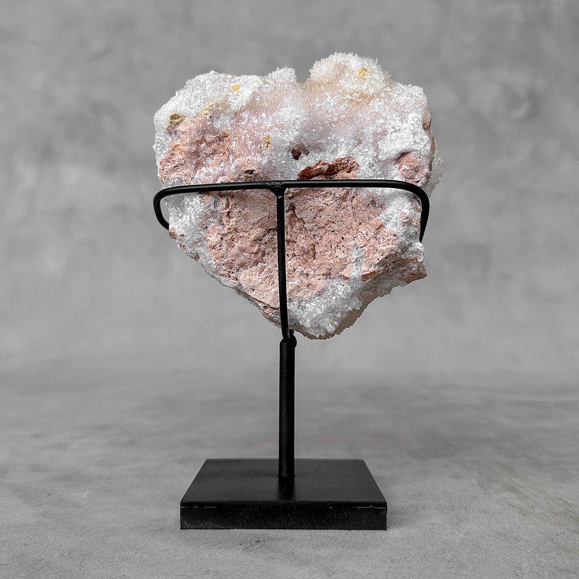 Beautiful Quartz Crystal cluster on a custom stand CC/540