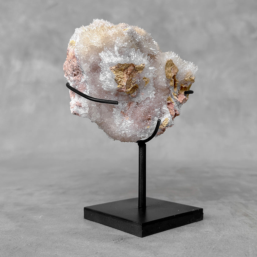 Beautiful Quartz Crystal cluster on a custom stand CC/540
