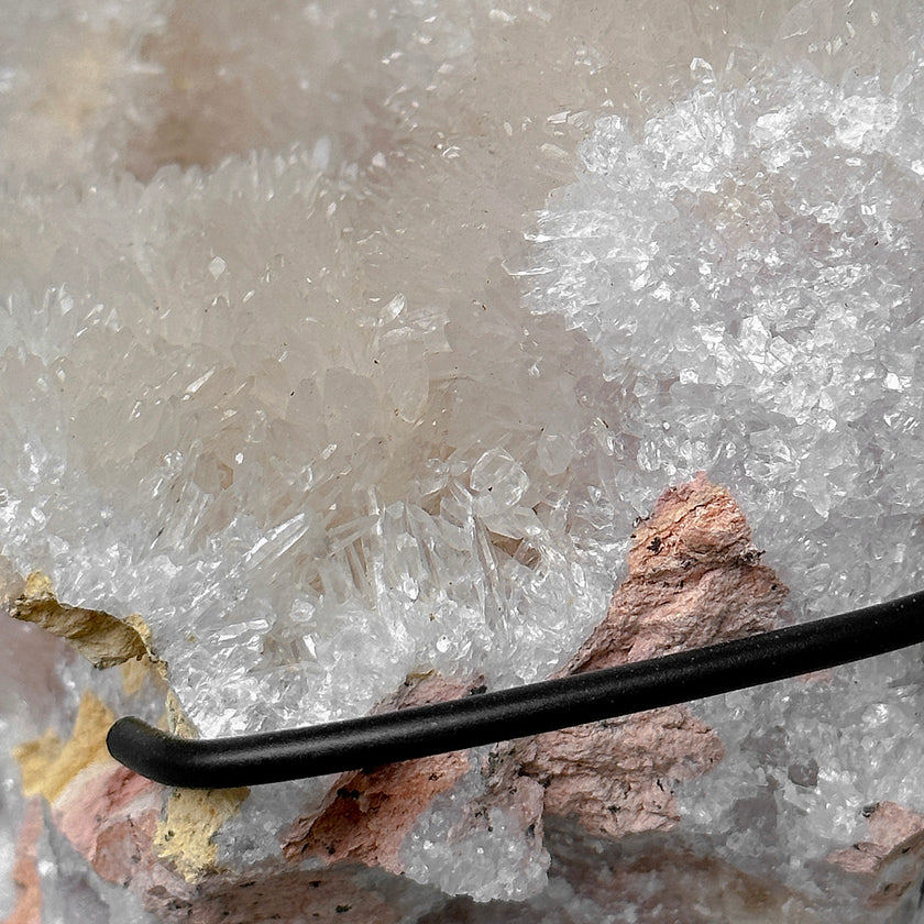 Beautiful Quartz Crystal cluster on a custom stand CC/540