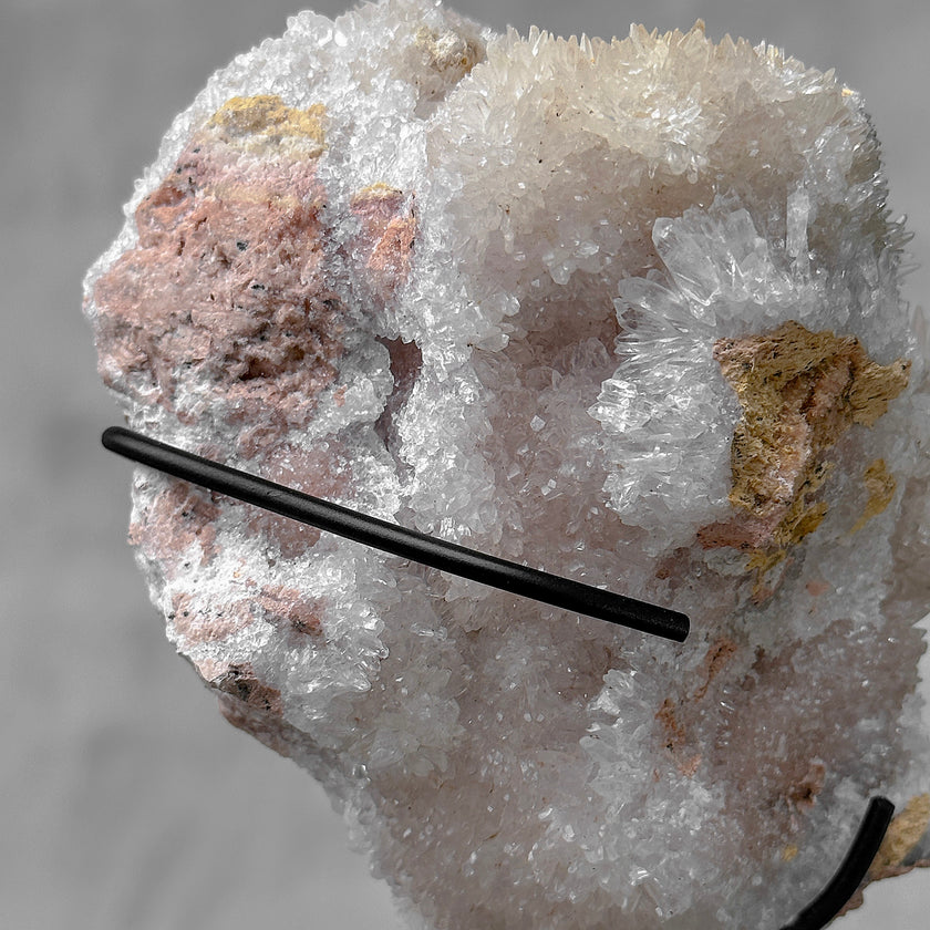 Beautiful Quartz Crystal cluster on a custom stand CC/540