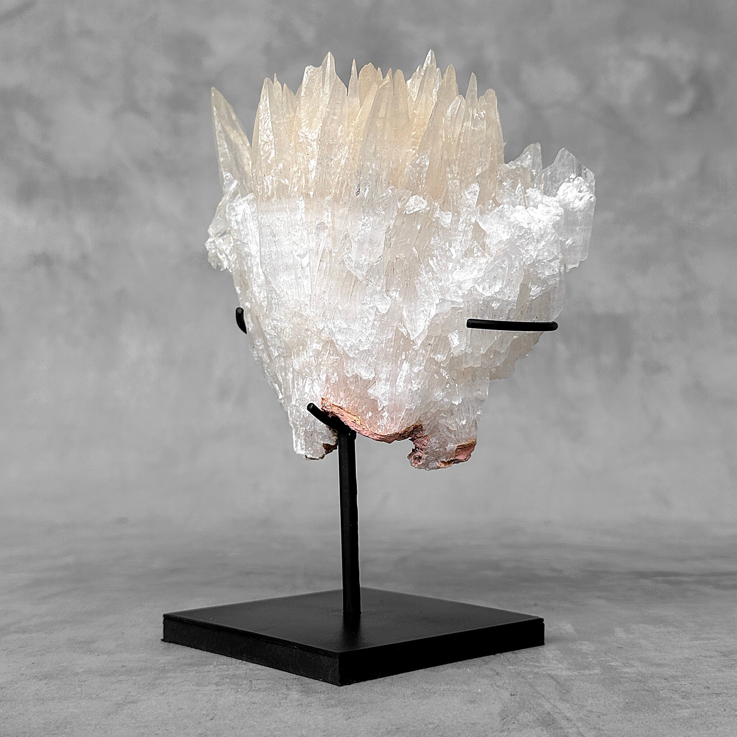 Beautiful Quartz Crystal cluster on a custom stand CC/543