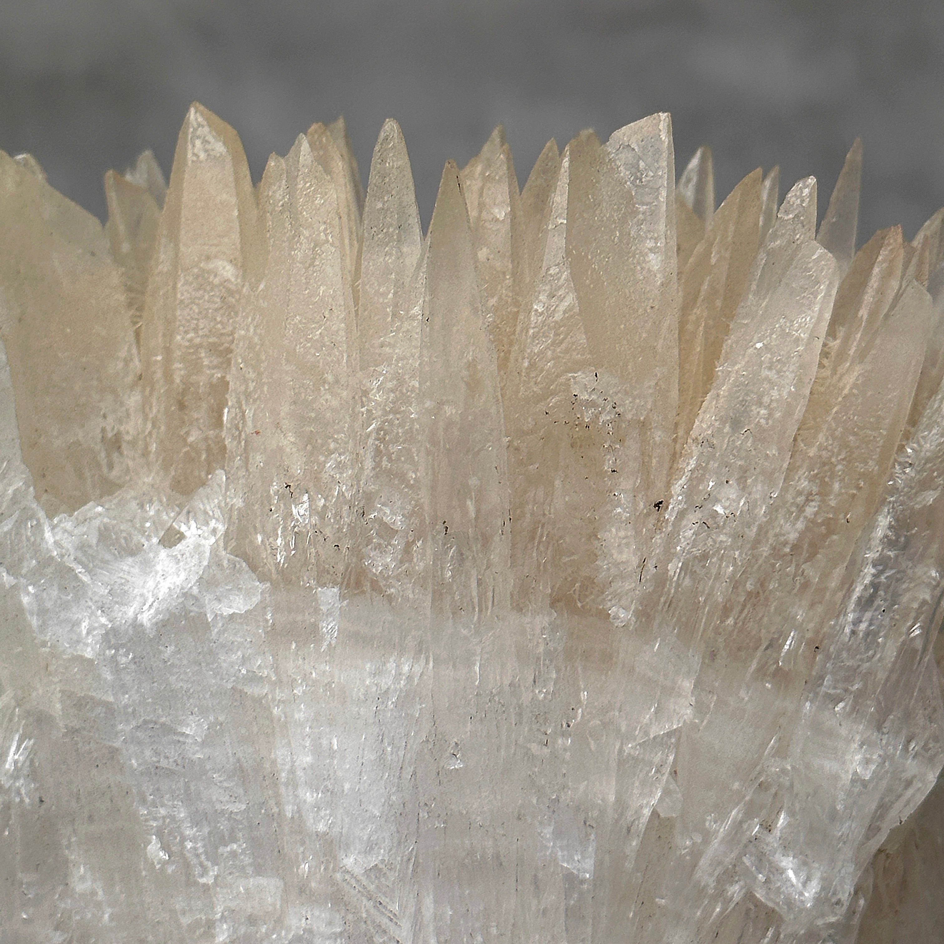 Beautiful Quartz Crystal cluster on a custom stand CC/543