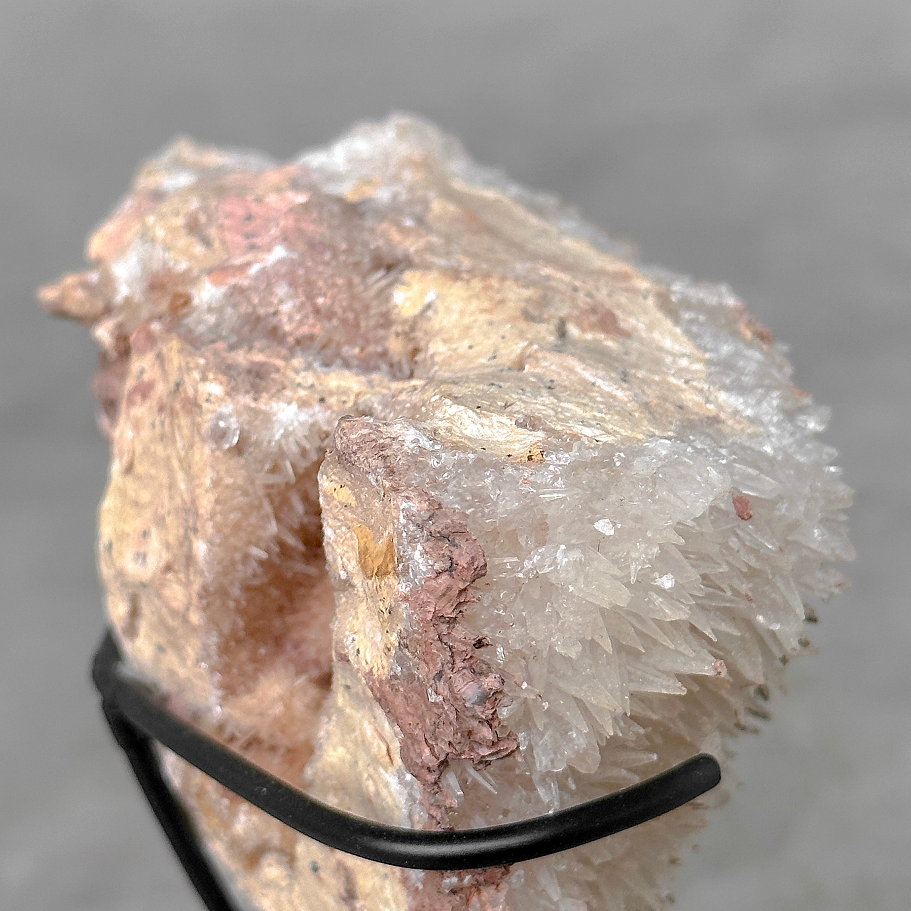 Beautiful Quartz Crystal cluster on a custom stand CC/546