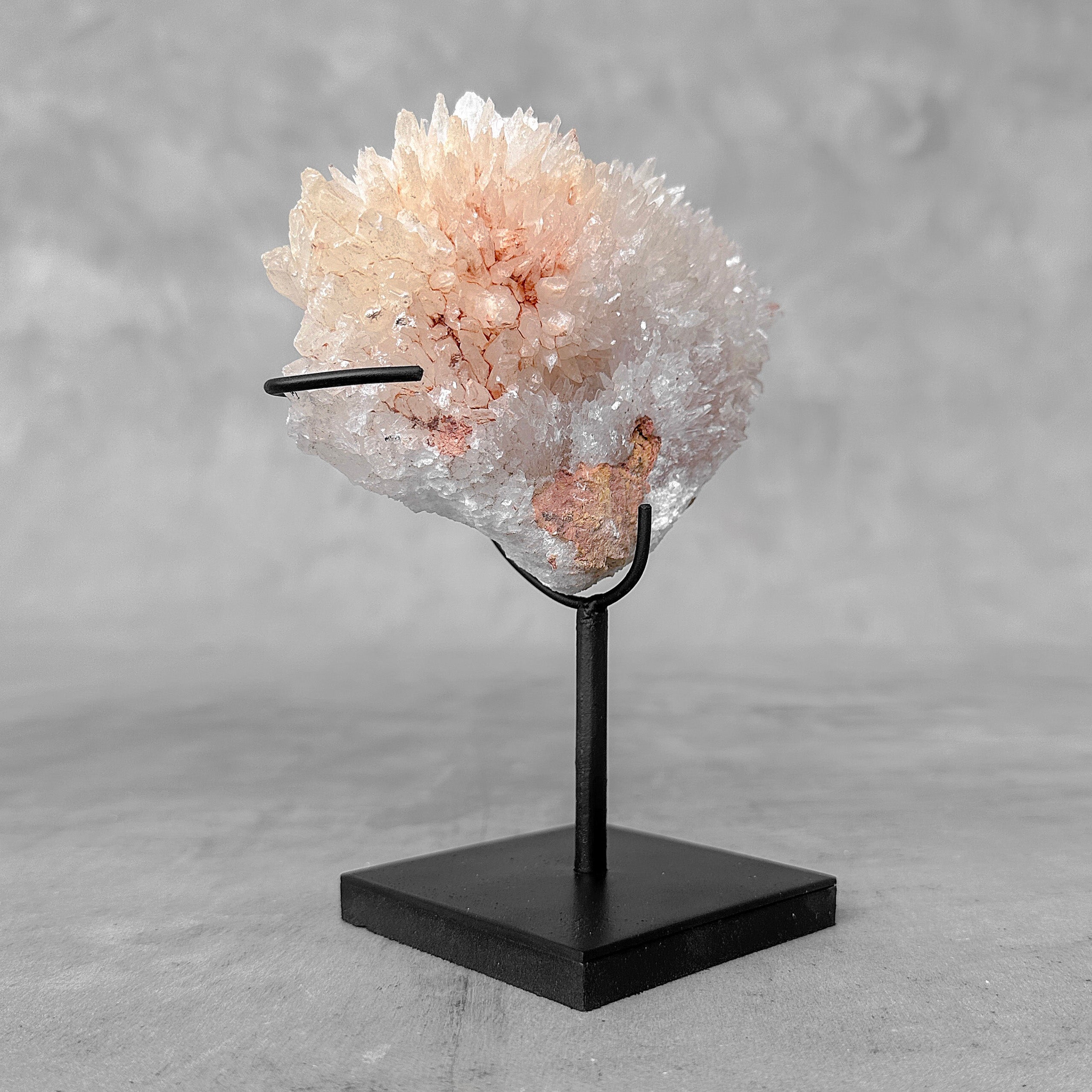 Beautiful Quartz Crystal cluster on a custom stand CC/548