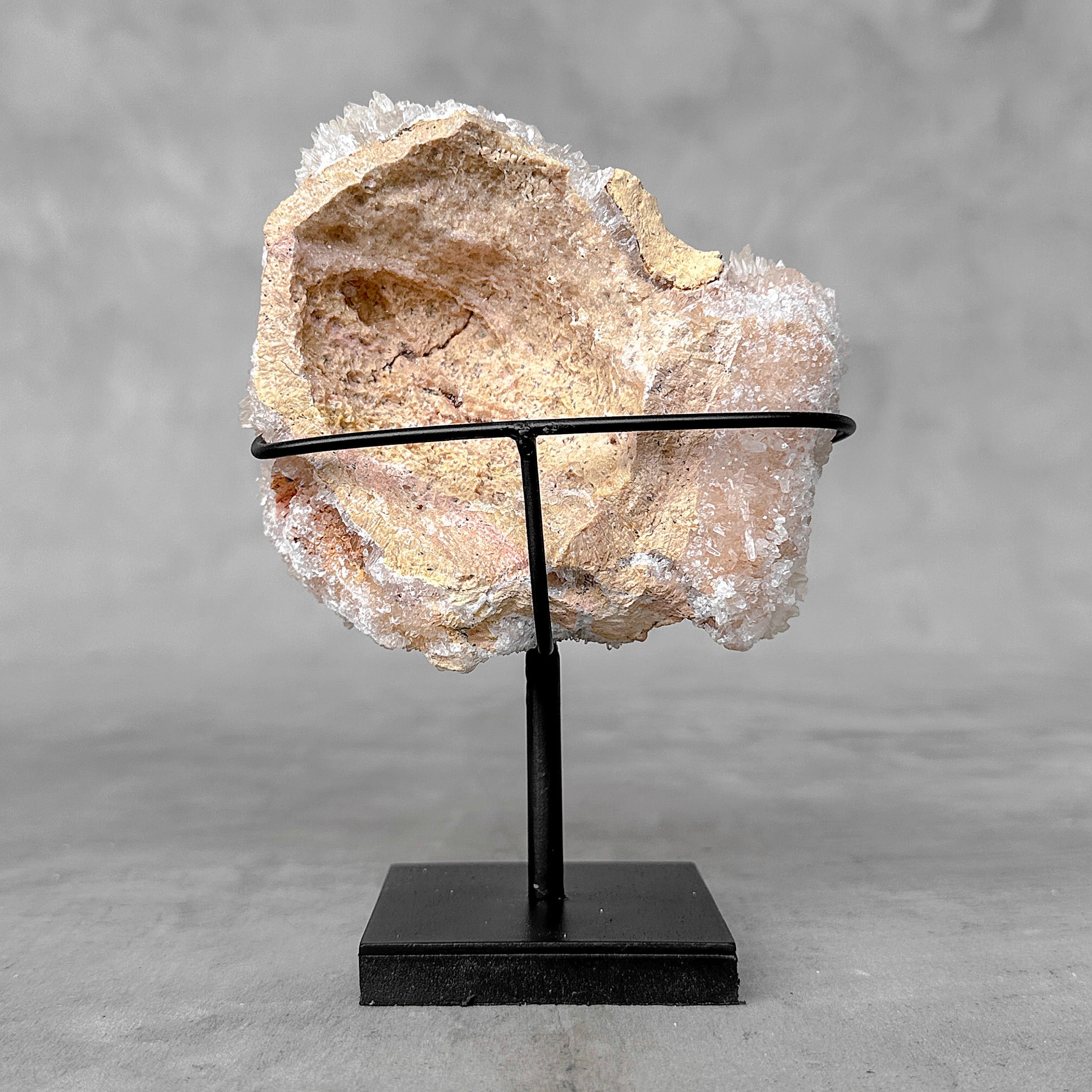 Beautiful Quartz Crystal cluster on a custom stand CC/549