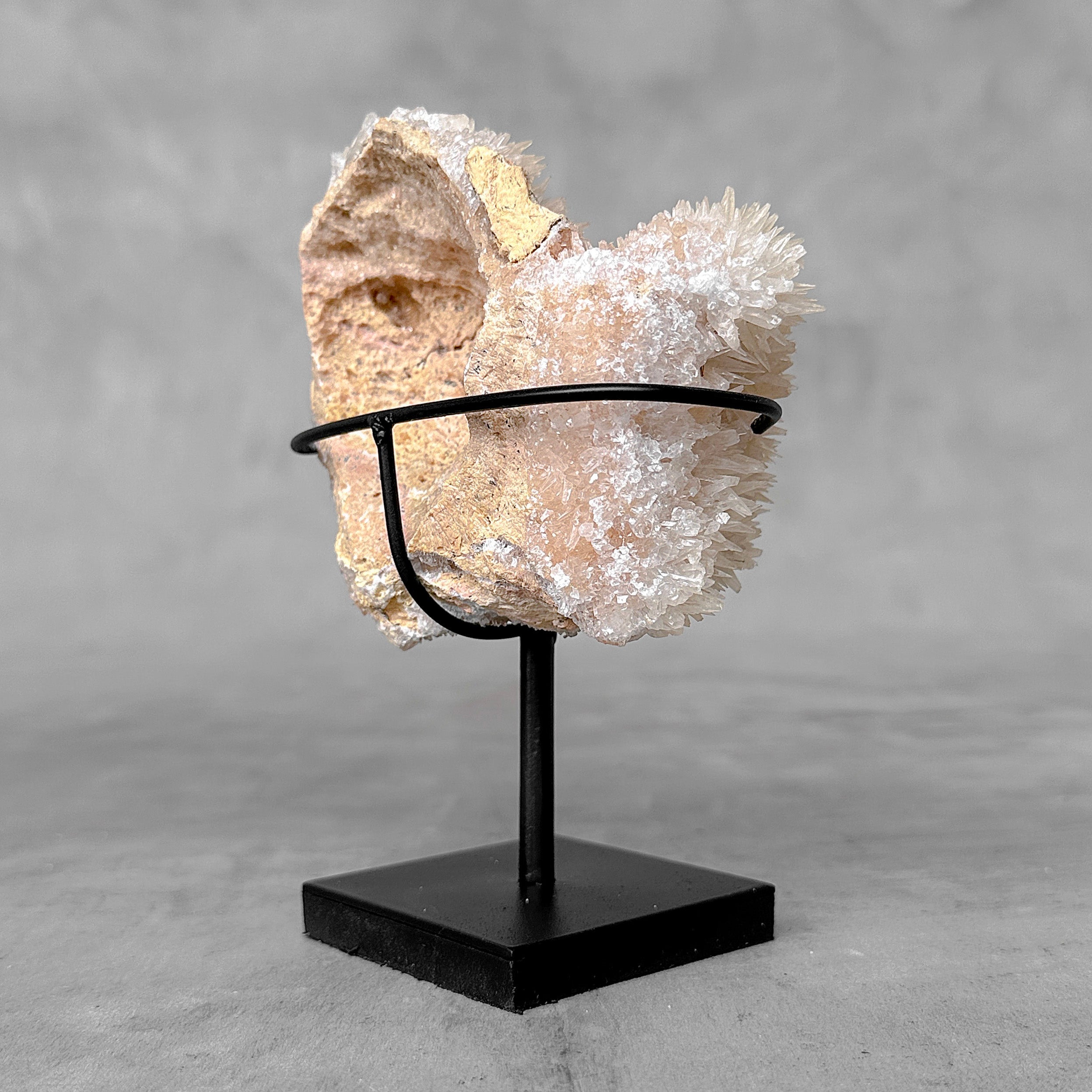 Beautiful Quartz Crystal cluster on a custom stand CC/549