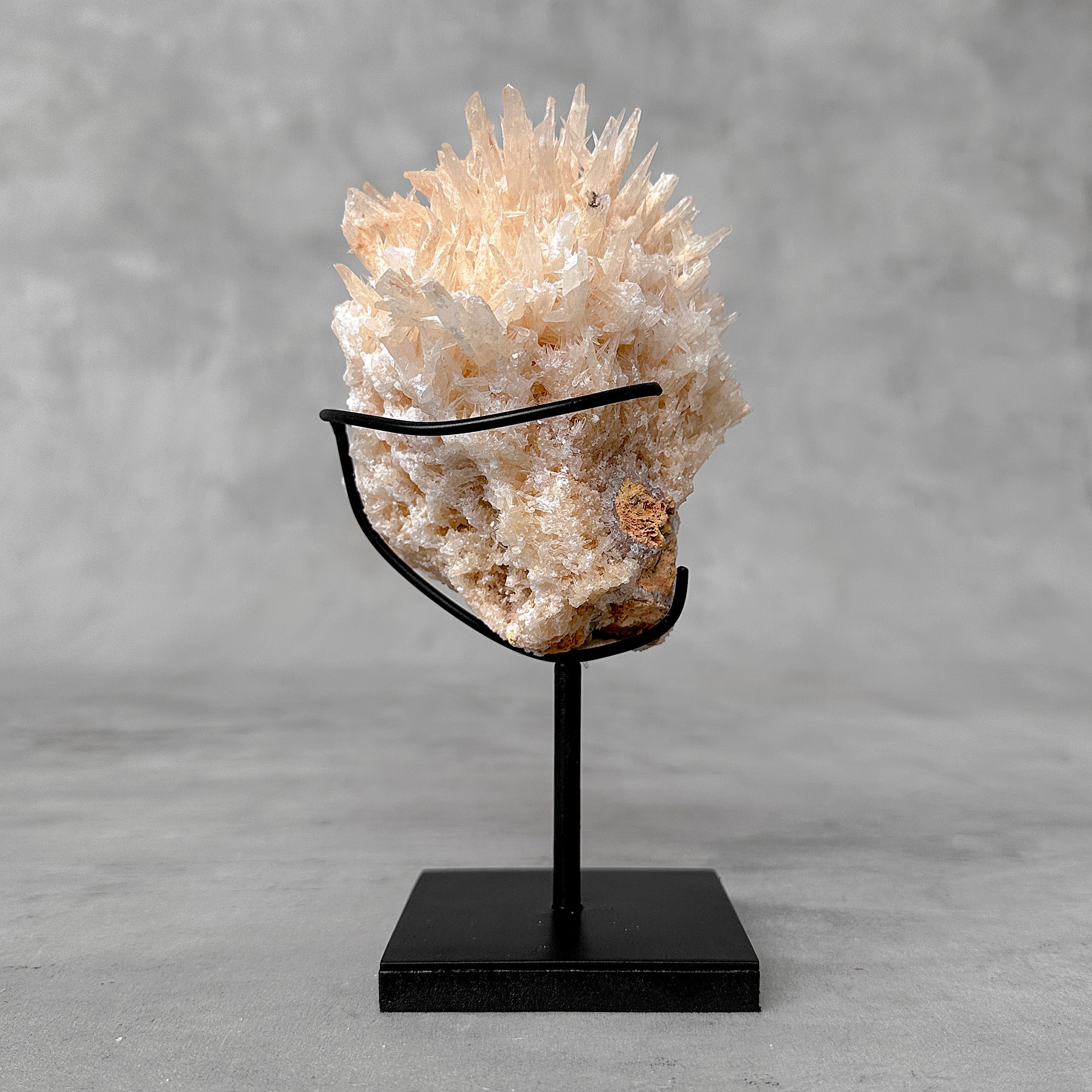 Beautiful Quartz Crystal cluster on a custom stand CC/554