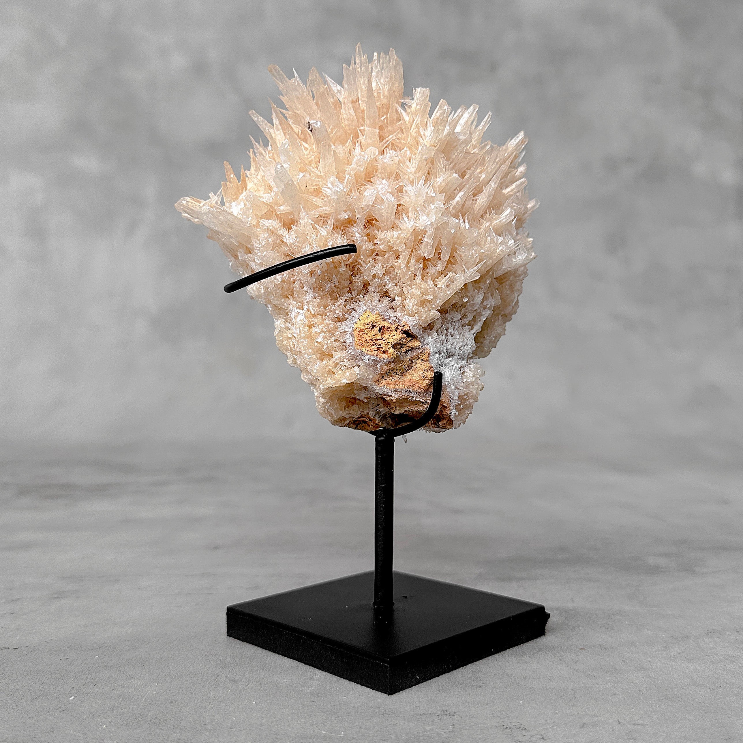 Beautiful Quartz Crystal cluster on a custom stand CC/554