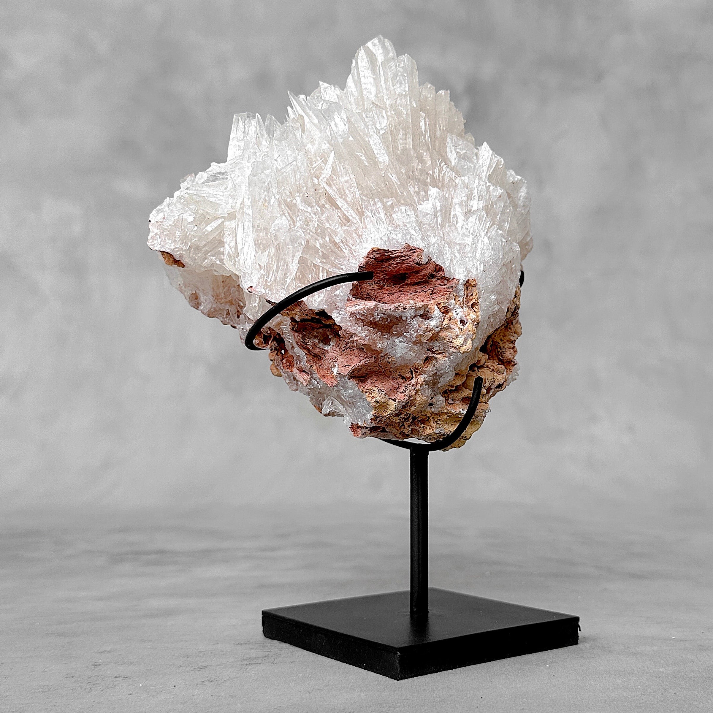 Beautiful Quartz Crystal cluster on a custom stand CC/559