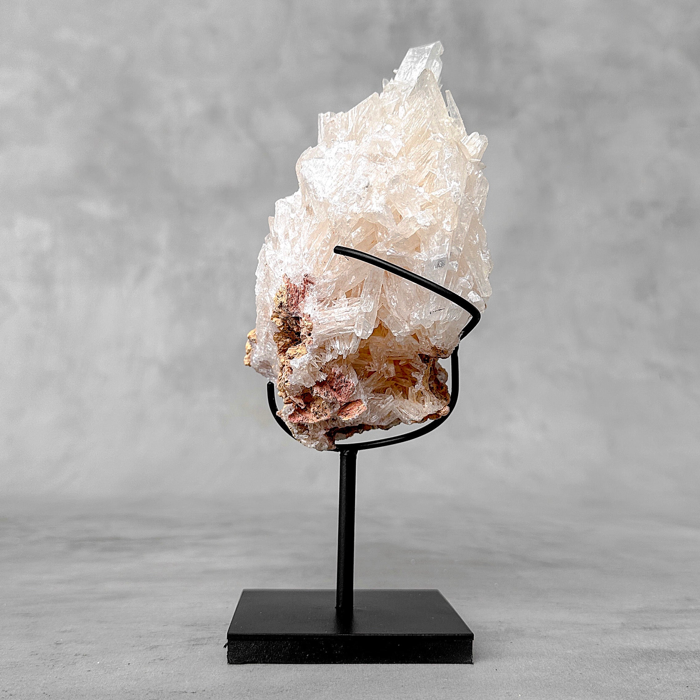 Beautiful Quartz Crystal cluster on a custom stand CC/559