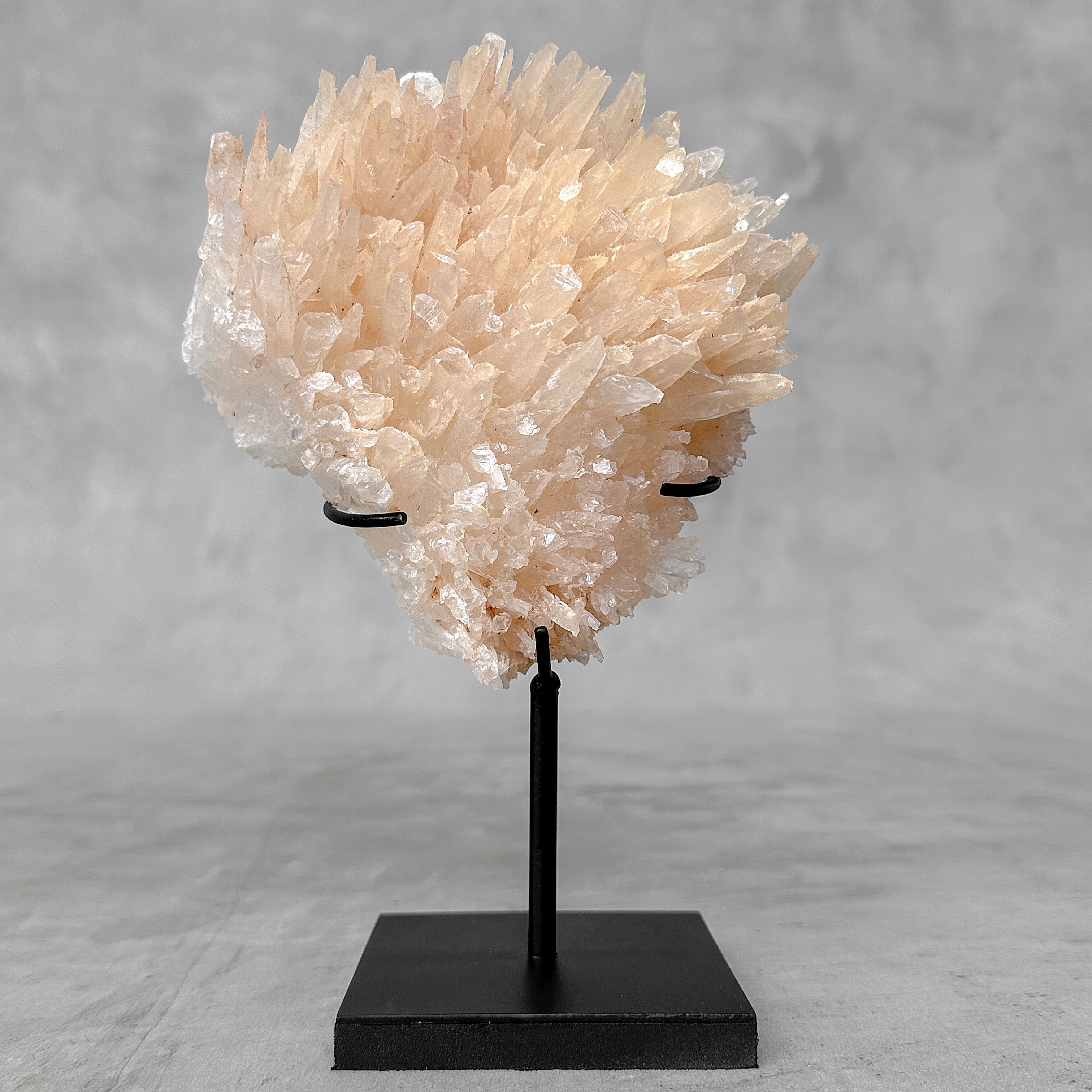 Beautiful Quartz Crystal cluster on a custom stand CC/580