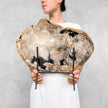 Beautiful Slice of Petrified Wood on stand - 9O/133