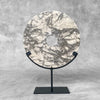 Marble Disc Grey  carving 9H/061