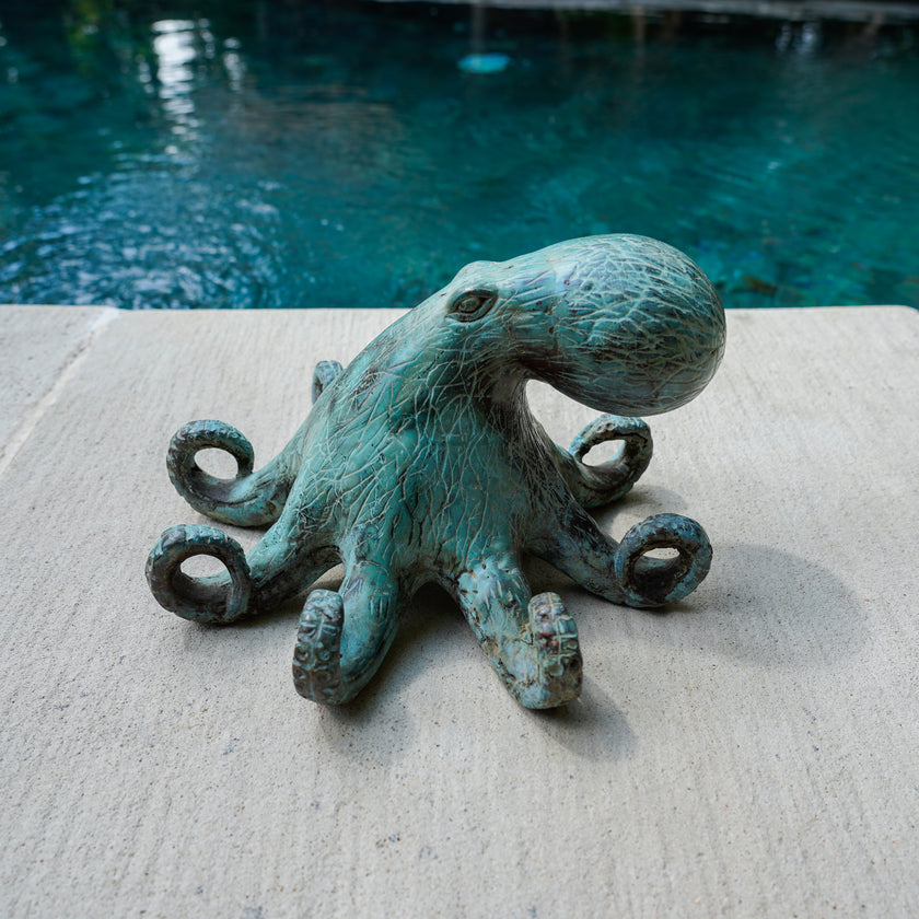 Octopus Patinated Bronze - Medium