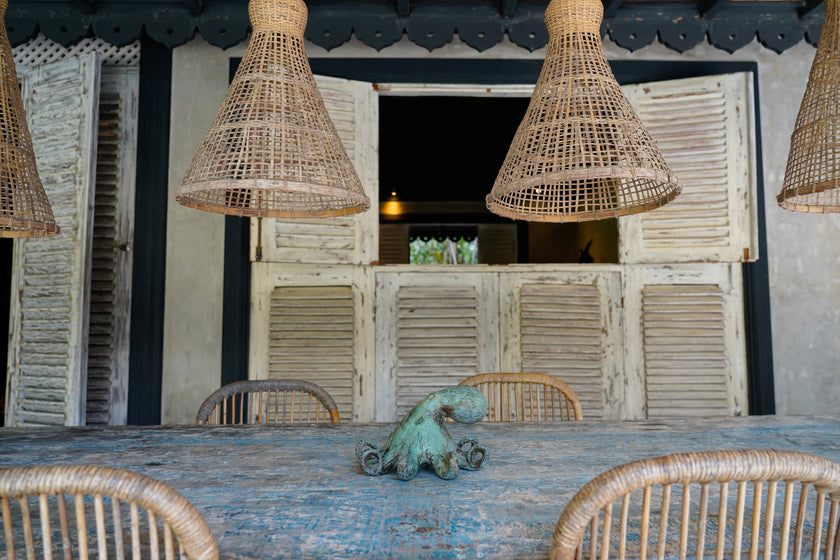 Octopus Patinated Bronze - Medium